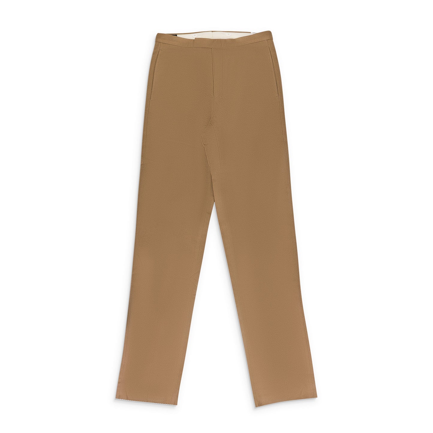 BEIGE CAMEL SUIT PANTS