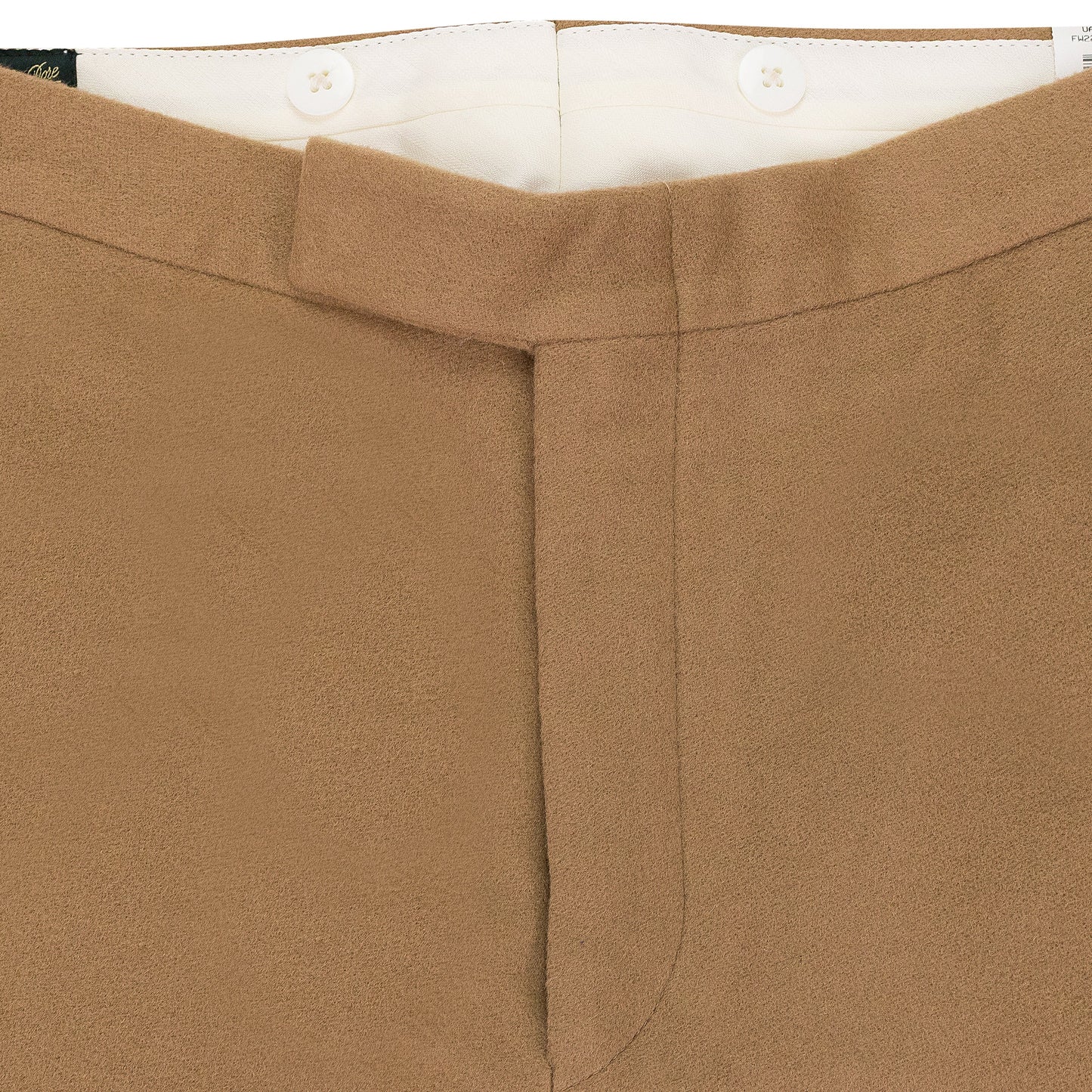 BEIGE CAMEL SUIT PANTS