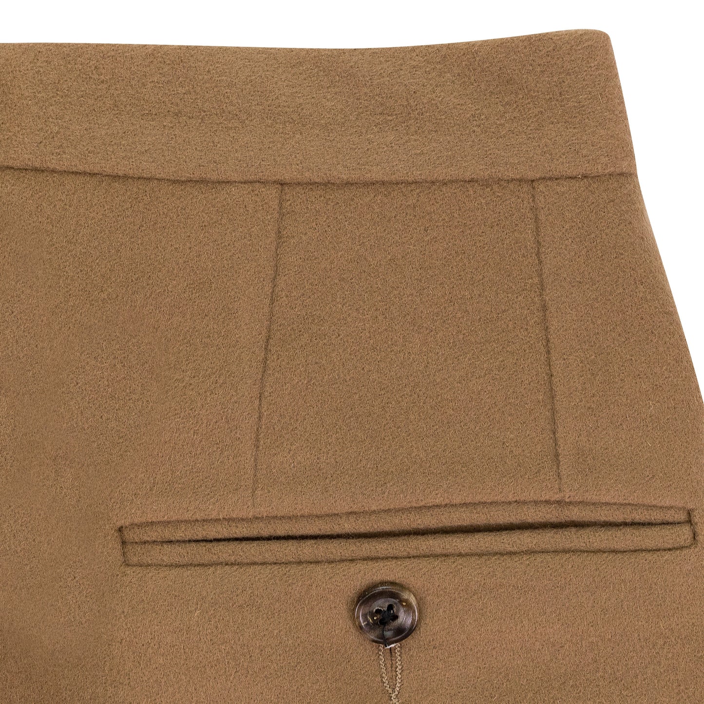 BEIGE CAMEL SUIT PANTS
