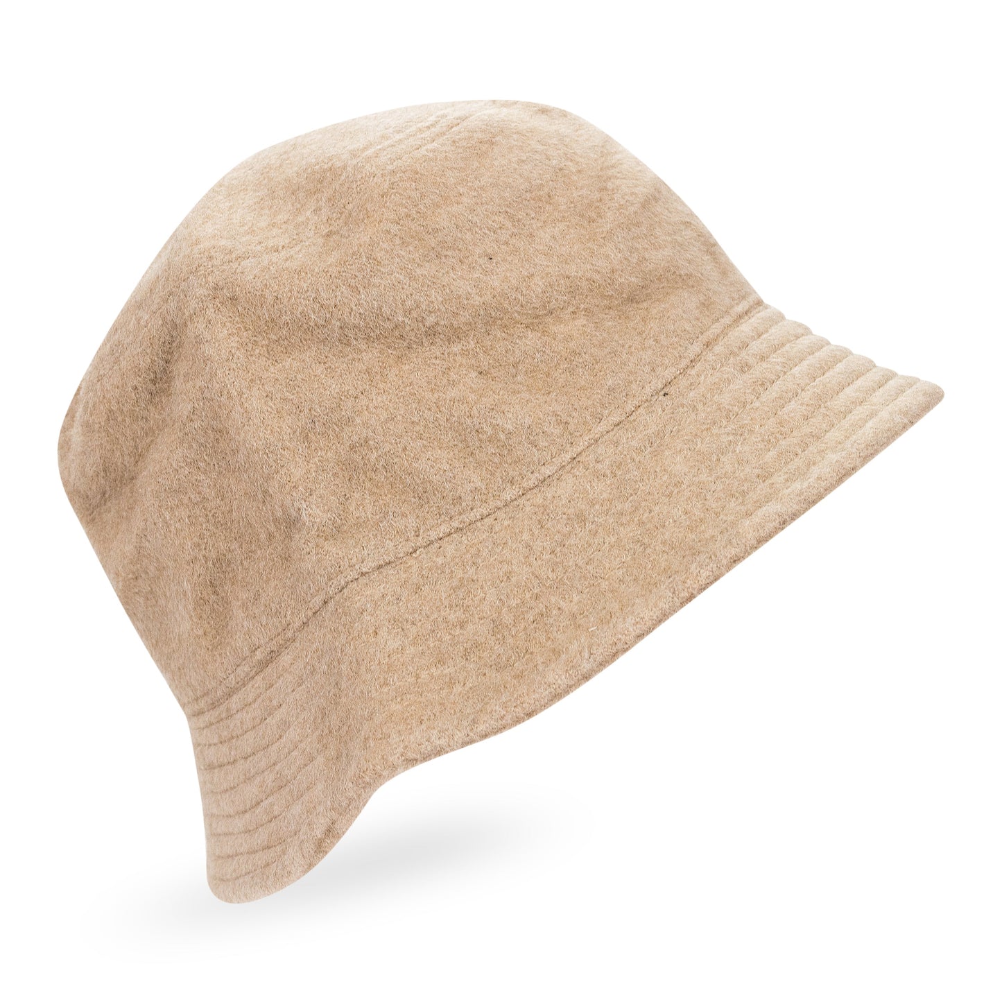 GREY ALPACA BUCKET HAT
