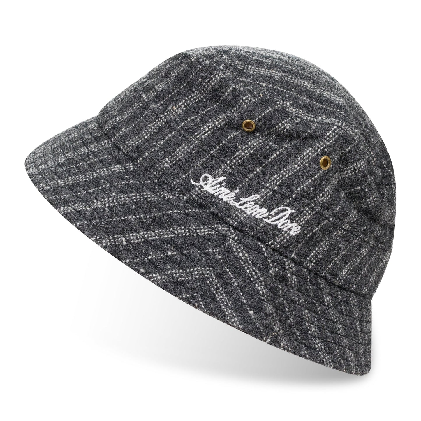 GRAY WOOL HERITAGE BUCKET HAT