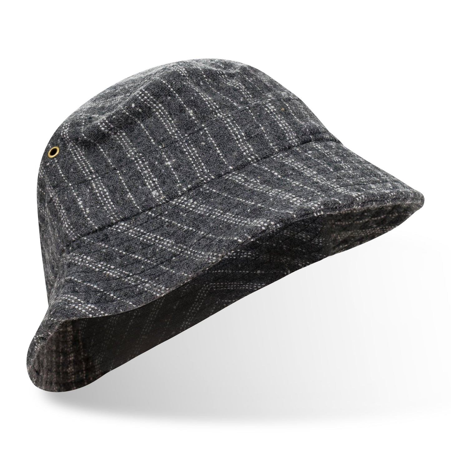 GRAY WOOL HERITAGE BUCKET HAT