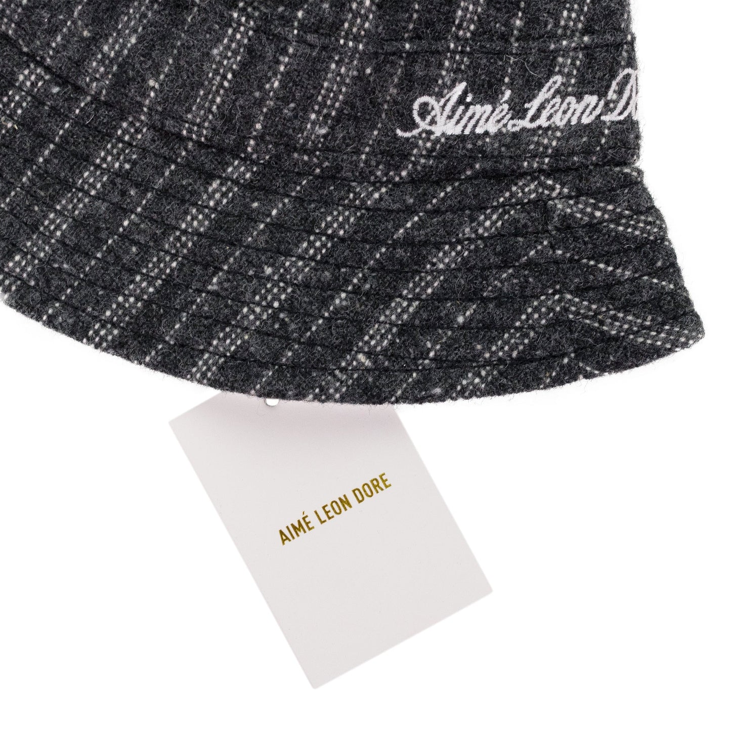 GRAY WOOL HERITAGE BUCKET HAT