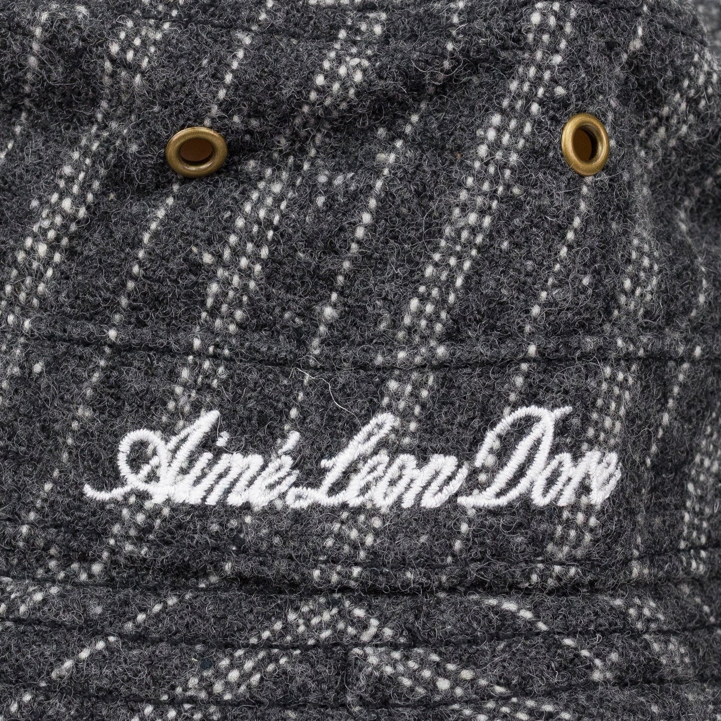 GRAY WOOL HERITAGE BUCKET HAT