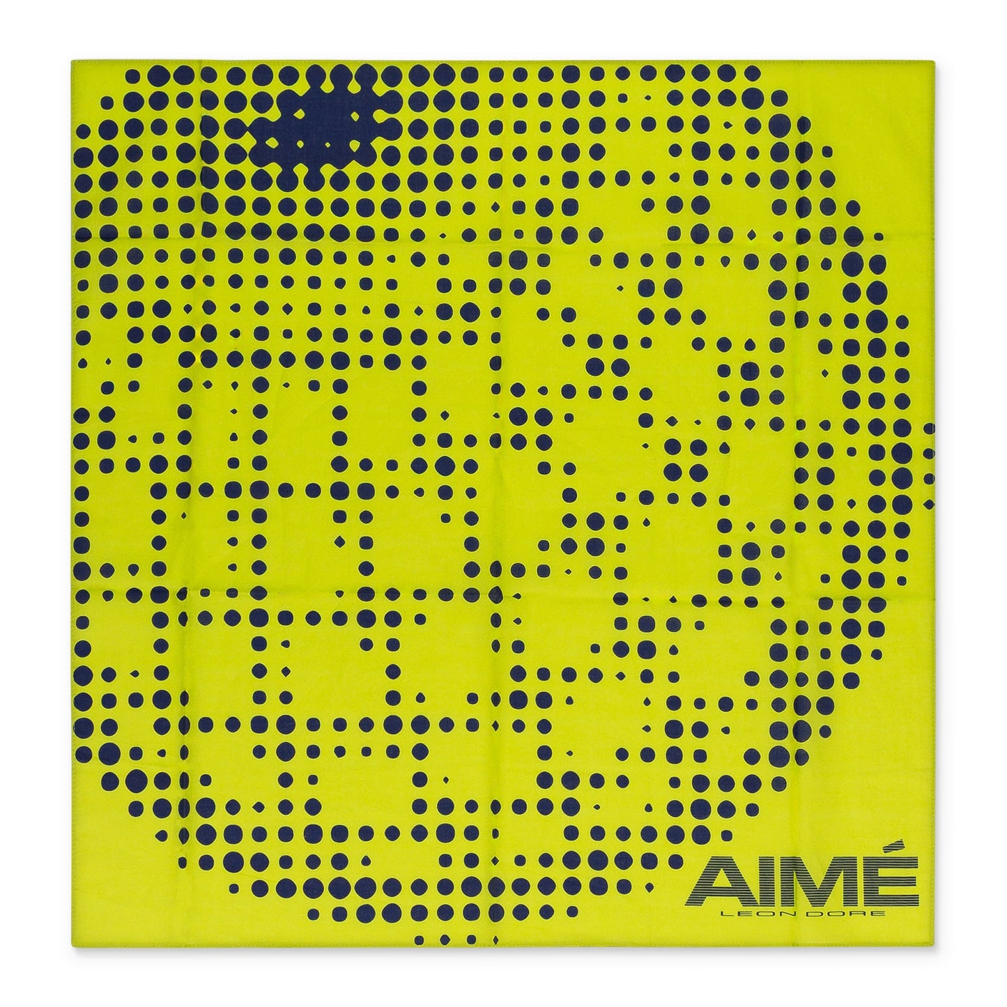 GREEN NEW BALANCE GEO PRINT BANDANA HAT