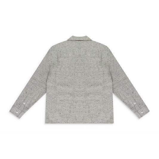 GRAY JACQUARD BUTTON-DOWN SHIRT