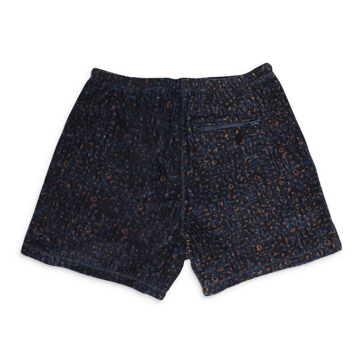 BLACK NEW BALANCE PRINTED FLEECE SHORTS