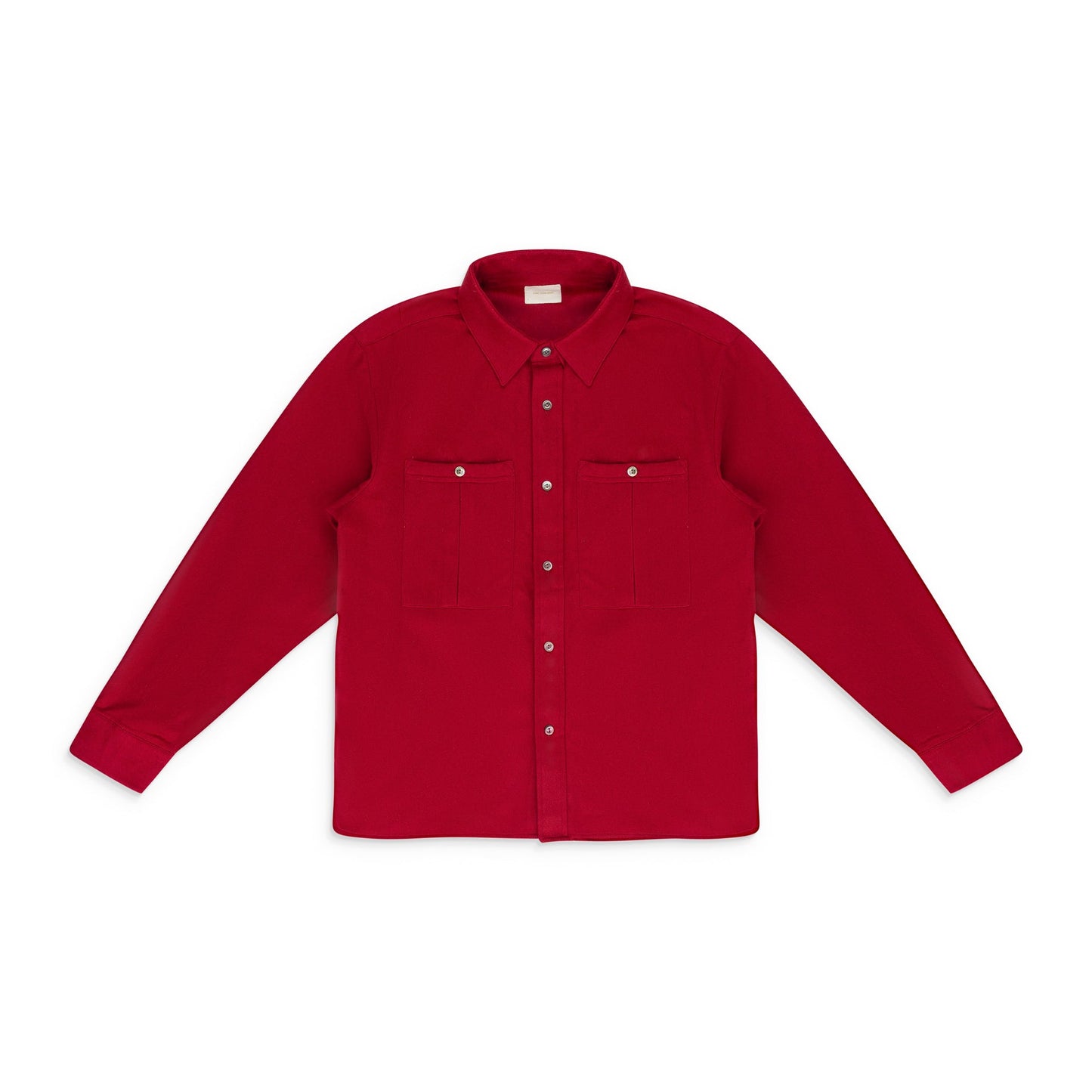 RED CASHMERE FIELD SHIRT