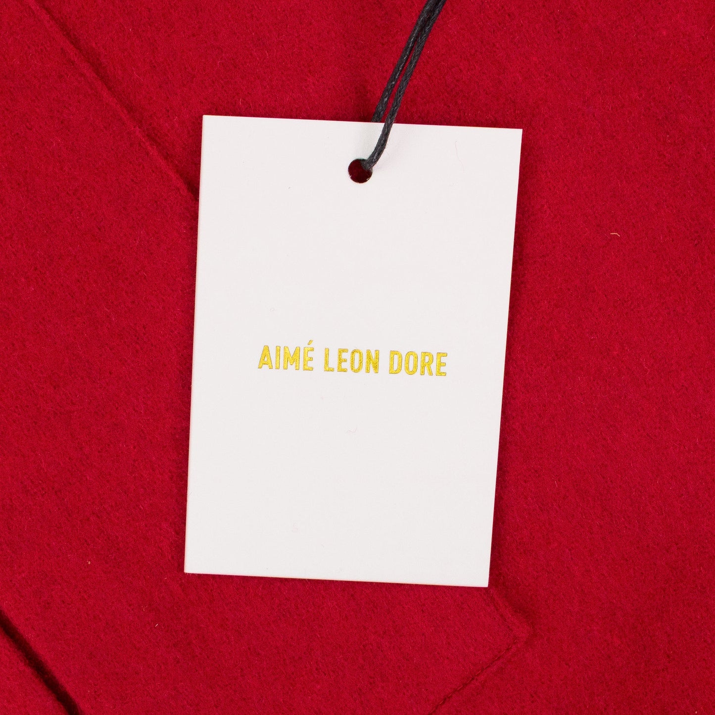 RED CASHMERE FIELD SHIRT