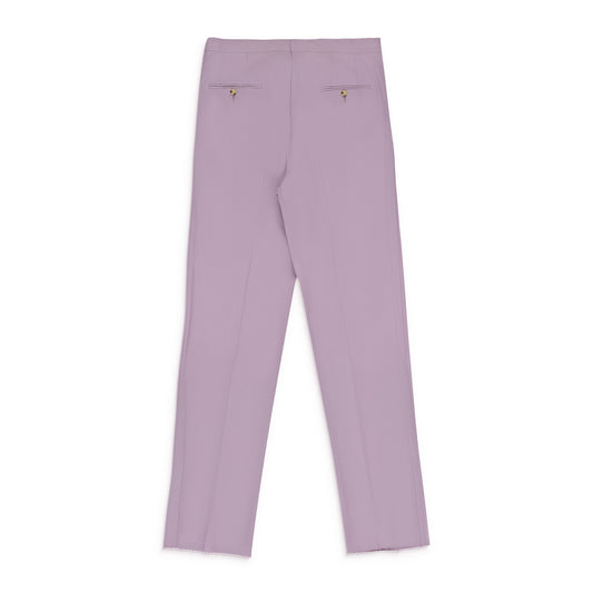 PINK TROPICAL WOOL SUIT TROUSERS