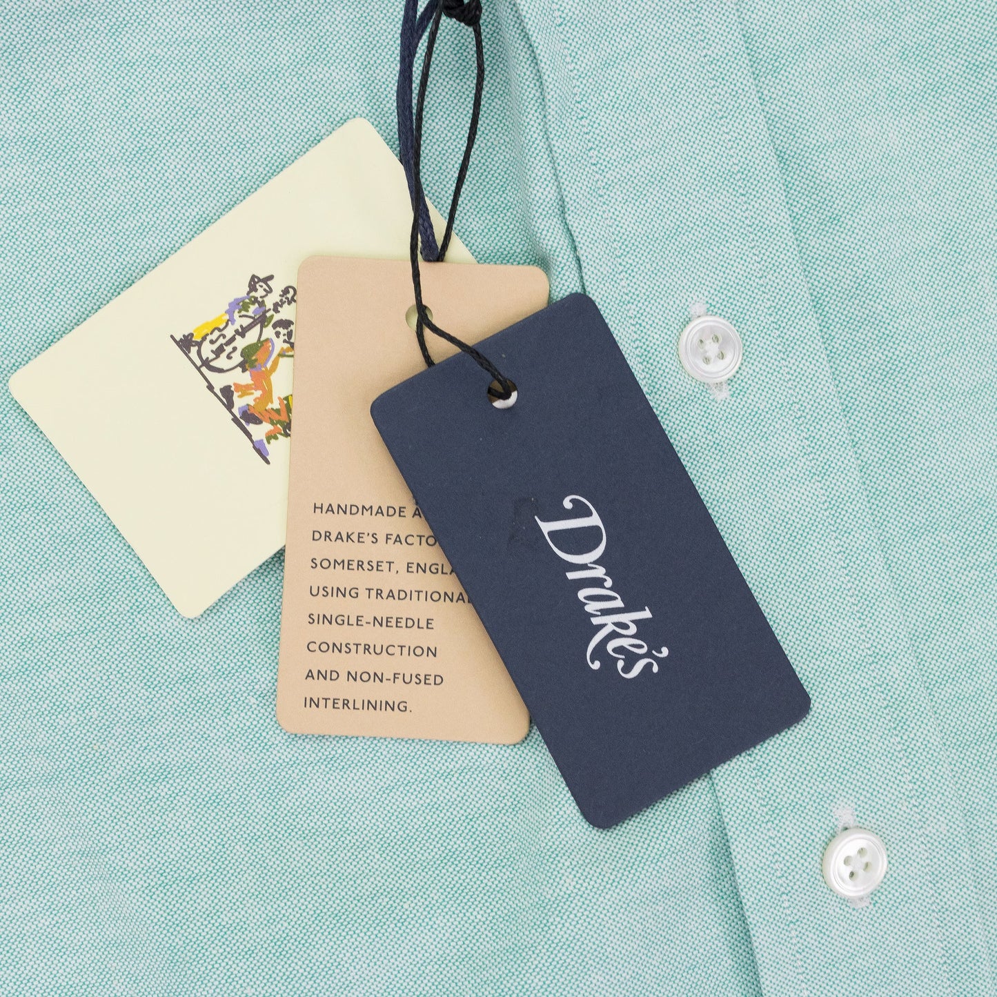 GREEN DRAKE'S OXFORD BUTTON-DOWN SHIRT