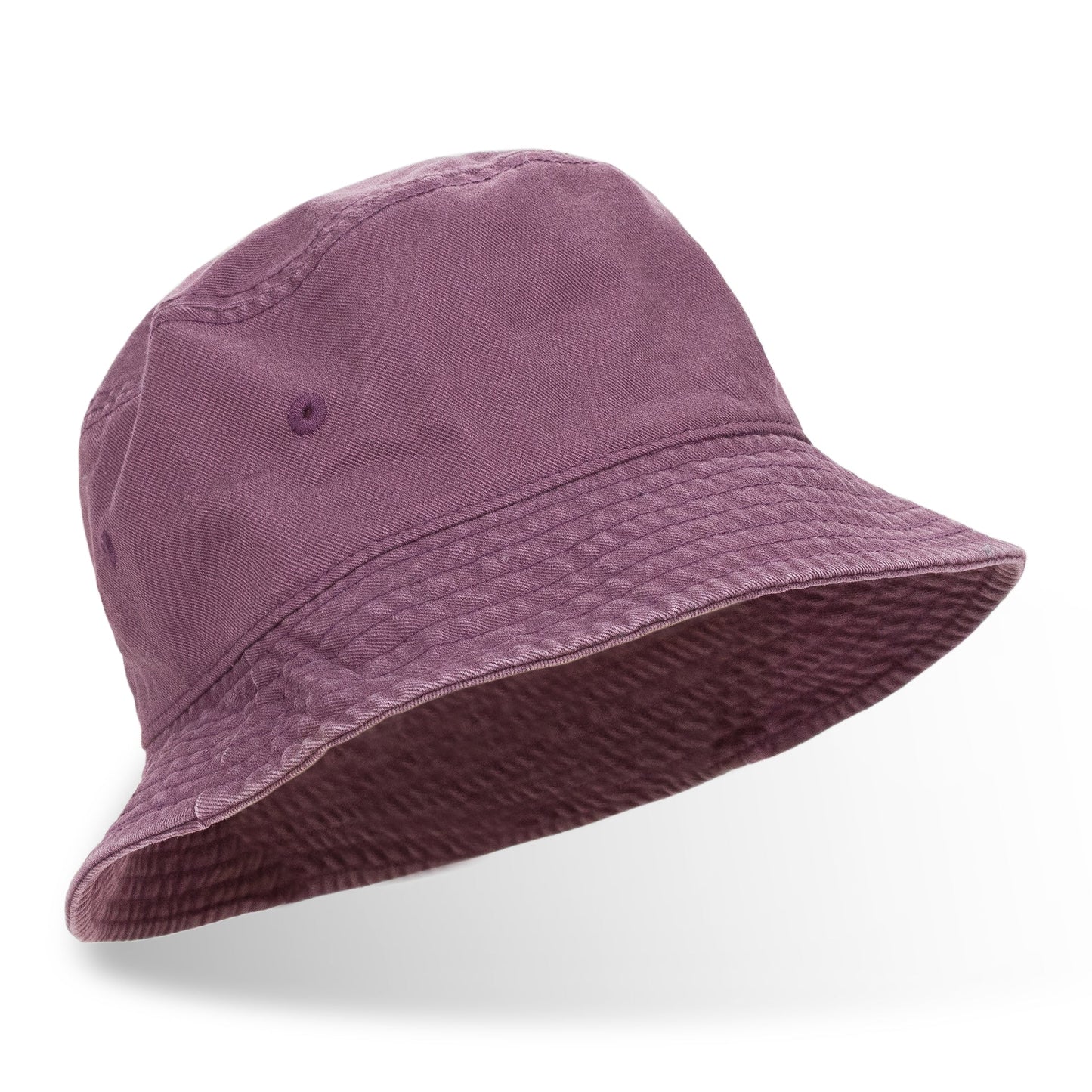 PURPLE WASHED CHINO BUCKET HAT