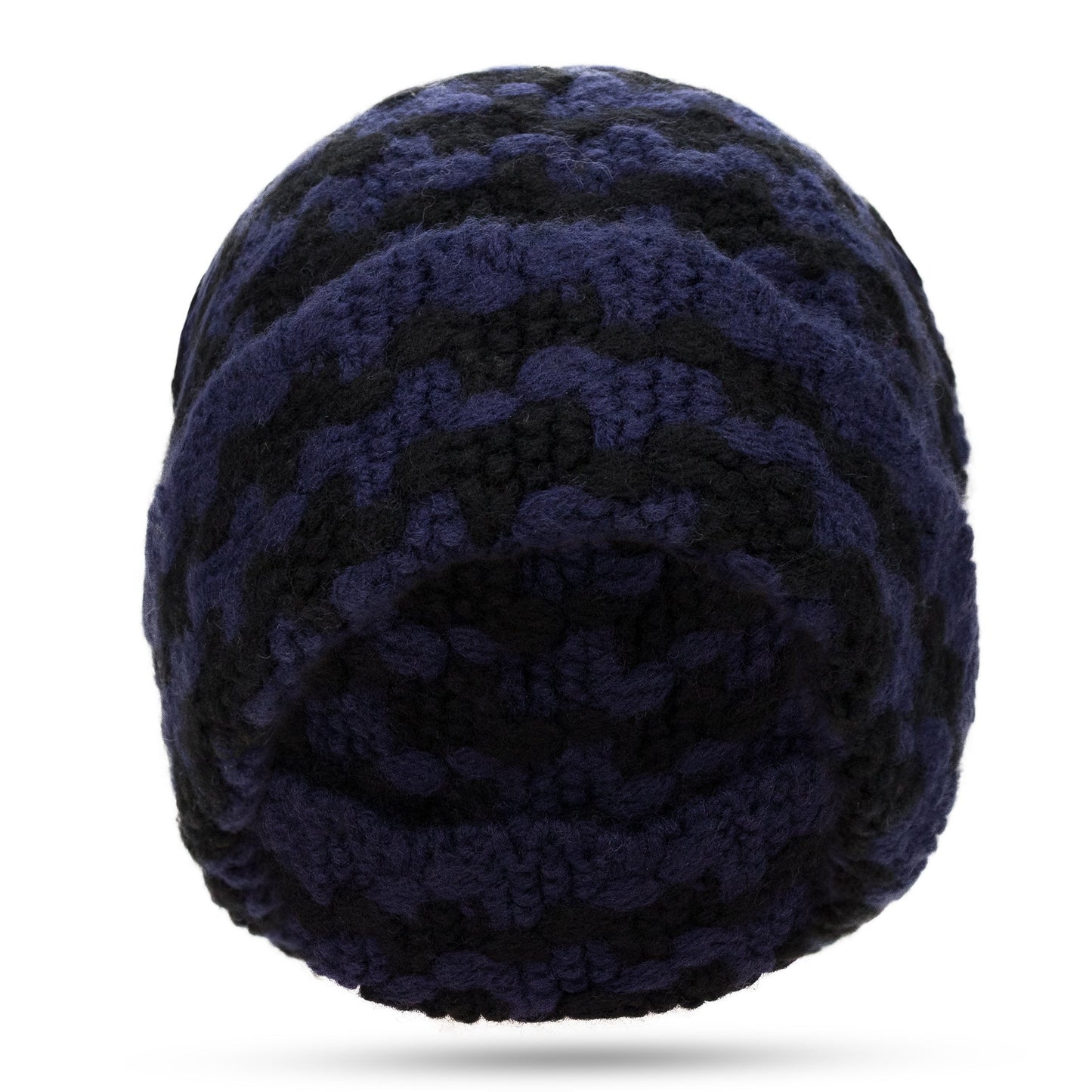 BLACK HOUNDSTOOTH BEANIE