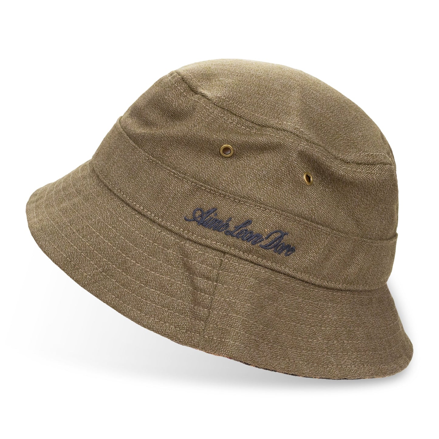 BROWN IKAT WOOL HERITAGE BUCKET HAT
