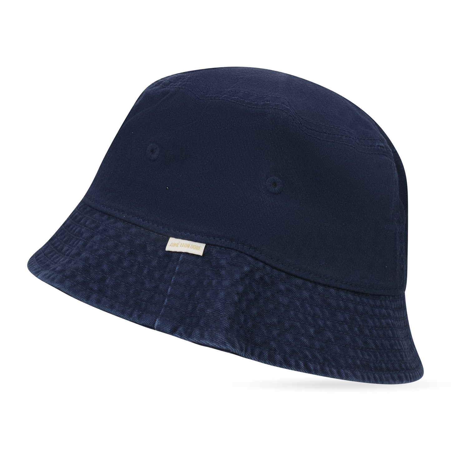 NAVY WASHED CHINO BUCKET HAT