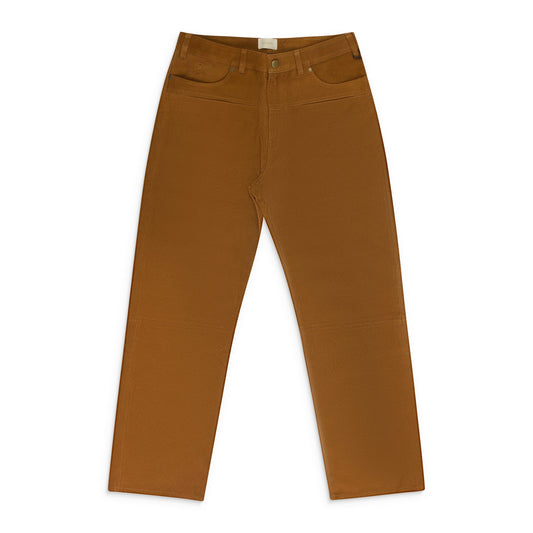 BROWN SUEDE WESTERN PANTS