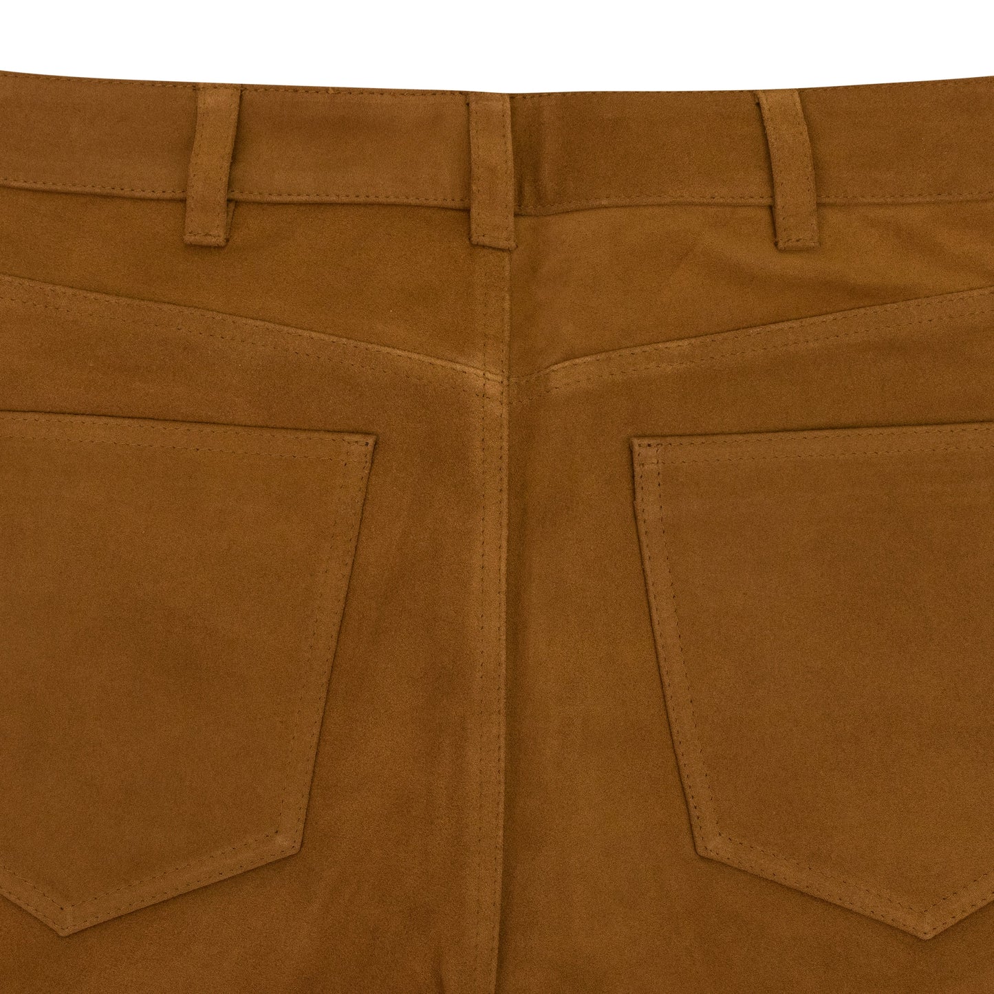 BROWN SUEDE WESTERN PANTS