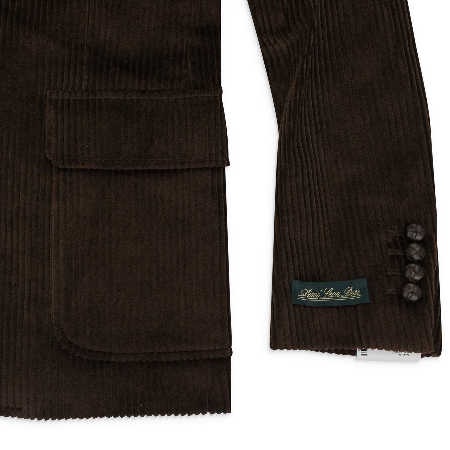 BROWN CORDUROY SUIT