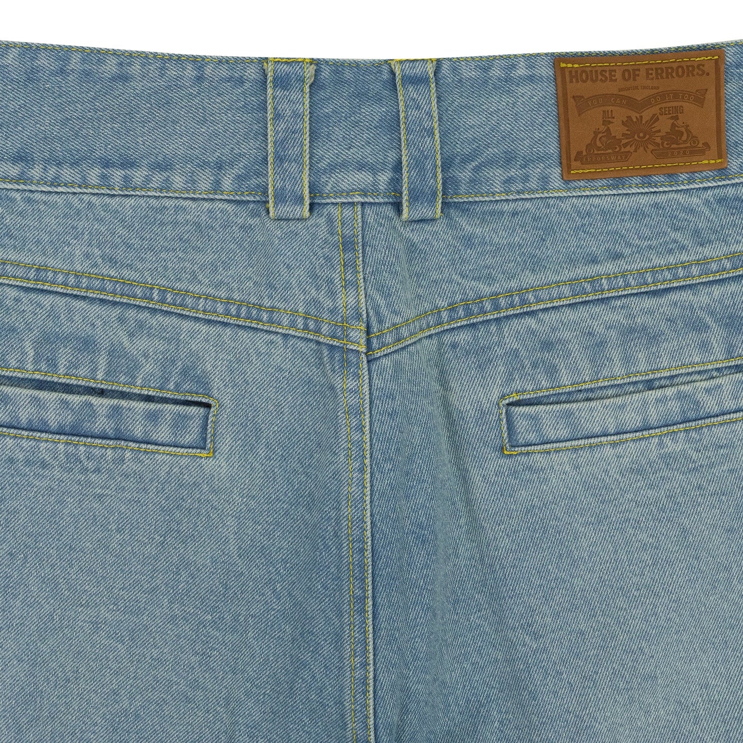 BLUE EYE PAD STRAIGHT-FIT JEANS