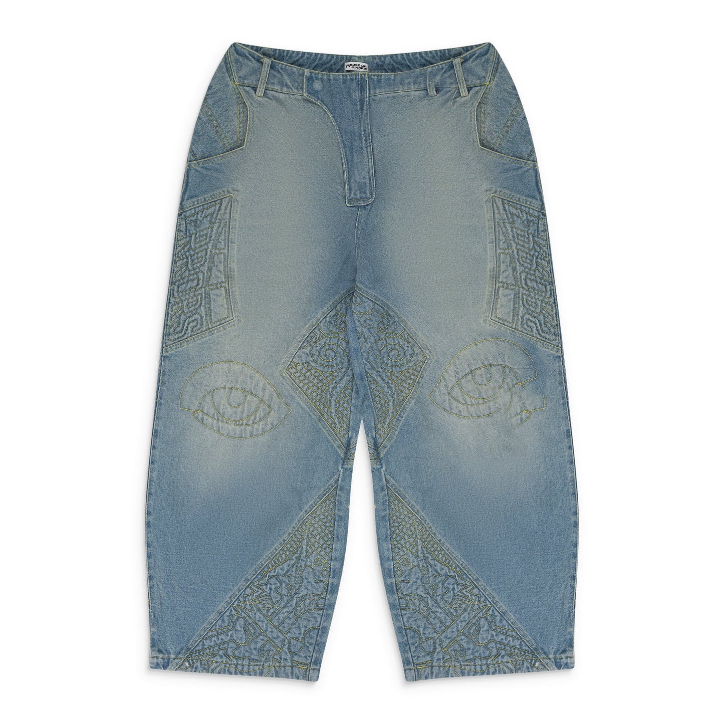 BLUE MOTO STRAIGHT-FIT JEANS