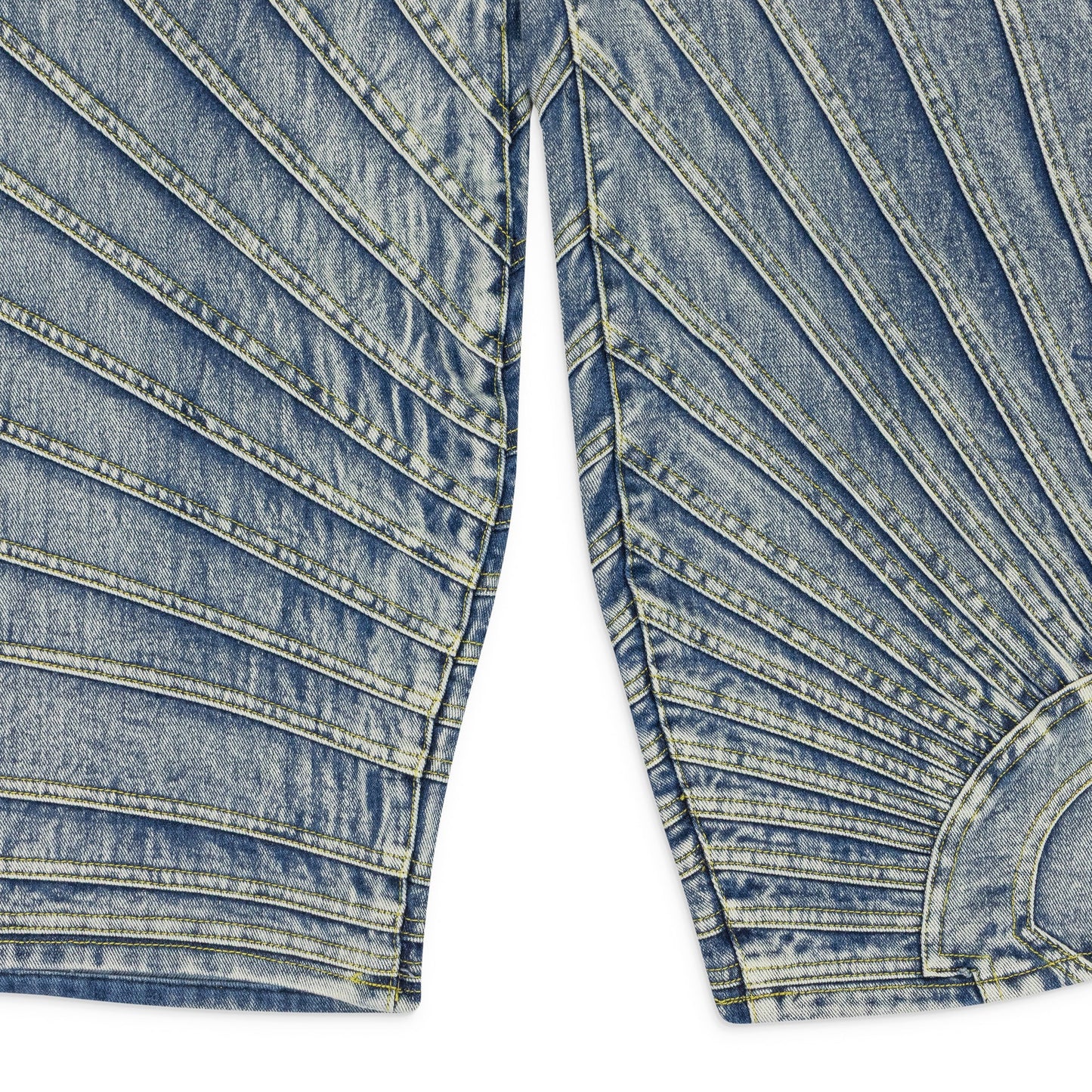 BLUE ALL SEEING STRAIGHT-FIT JEANS