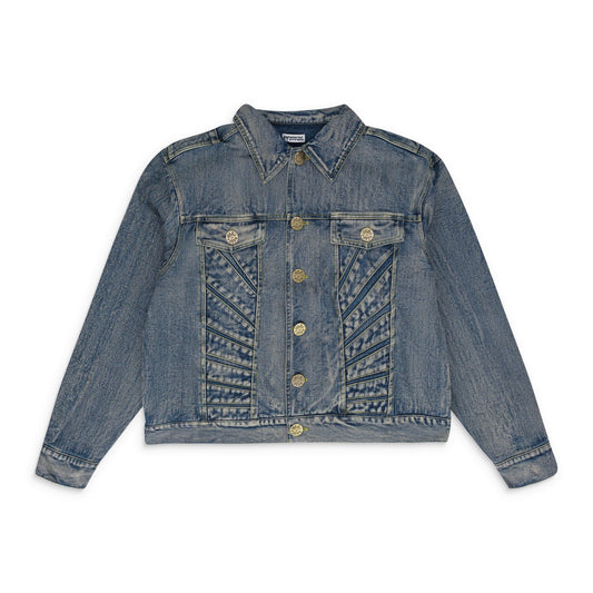 BLUE ALL SEEING DENIM JACKET
