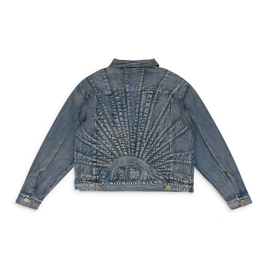 BLUE ALL SEEING DENIM JACKET