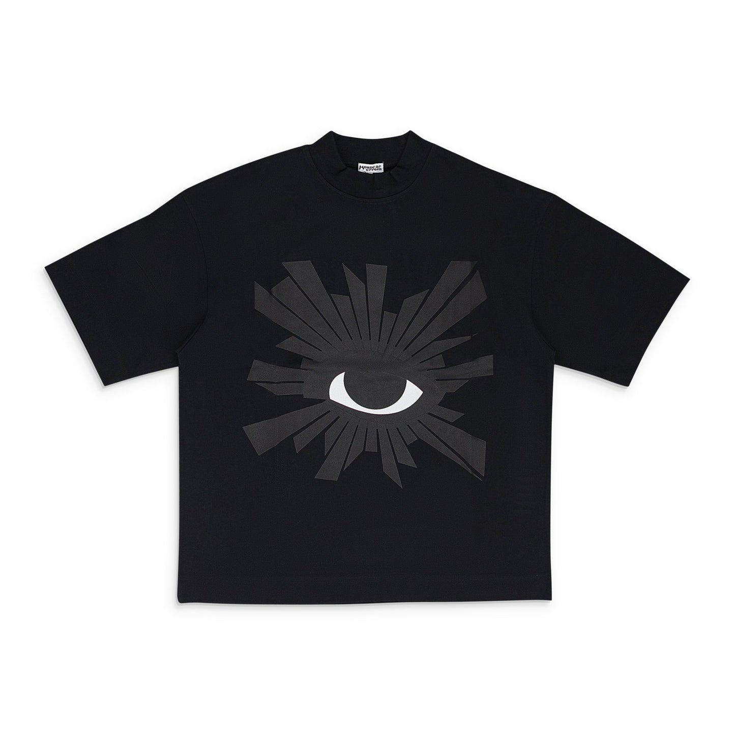 BLACK ALL SEEING HEAVYWEIGHT T-SHIRT