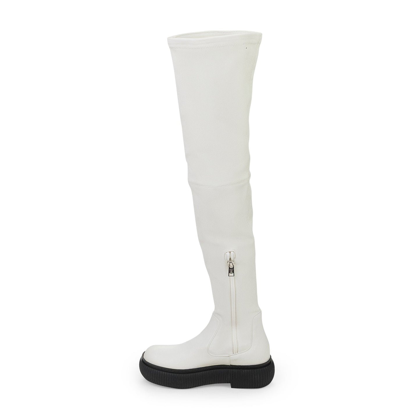 WHITE ARPEGE HIGH OVER THE KNEE BOOTS