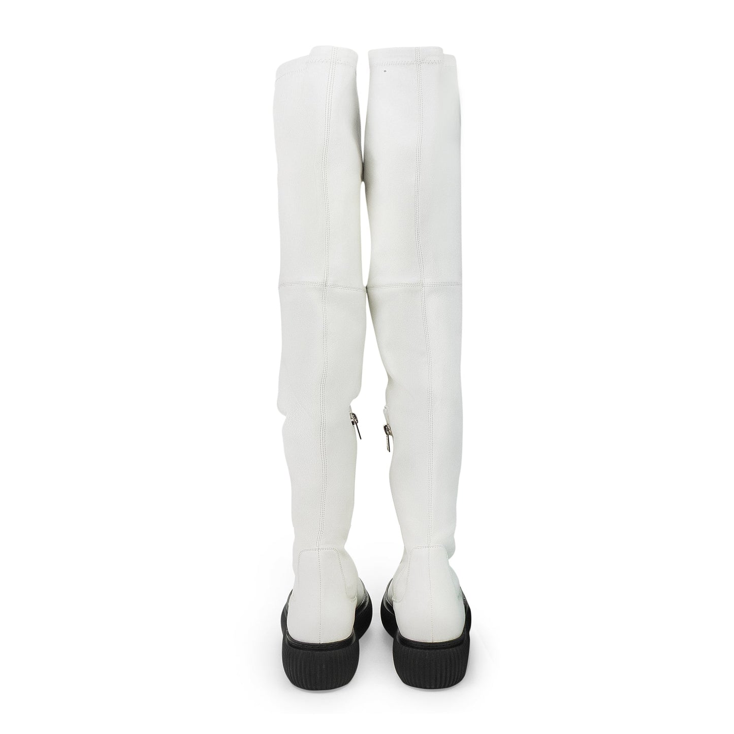 WHITE ARPEGE HIGH OVER THE KNEE BOOTS