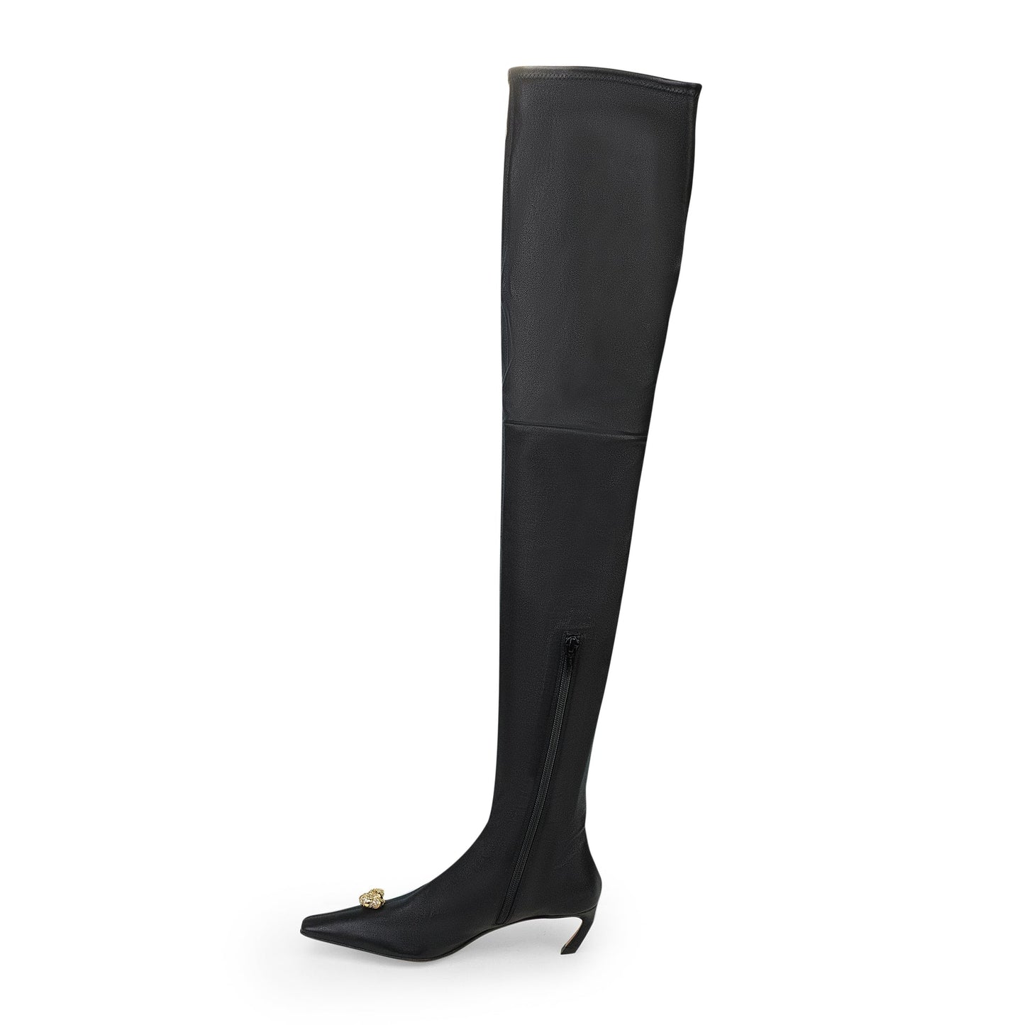 BLACK SWING CUISSARDES OVER THE KNEE BOOTS