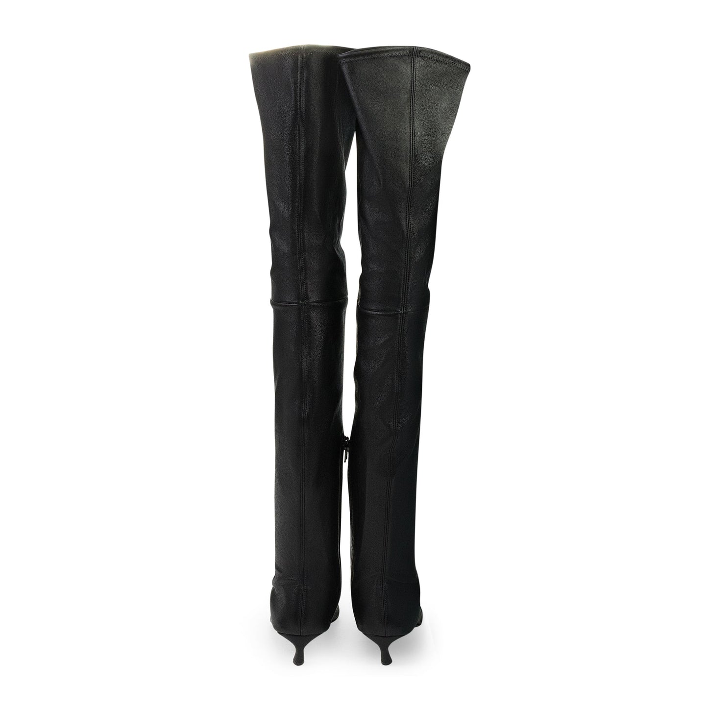 BLACK SWING CUISSARDES OVER THE KNEE BOOTS
