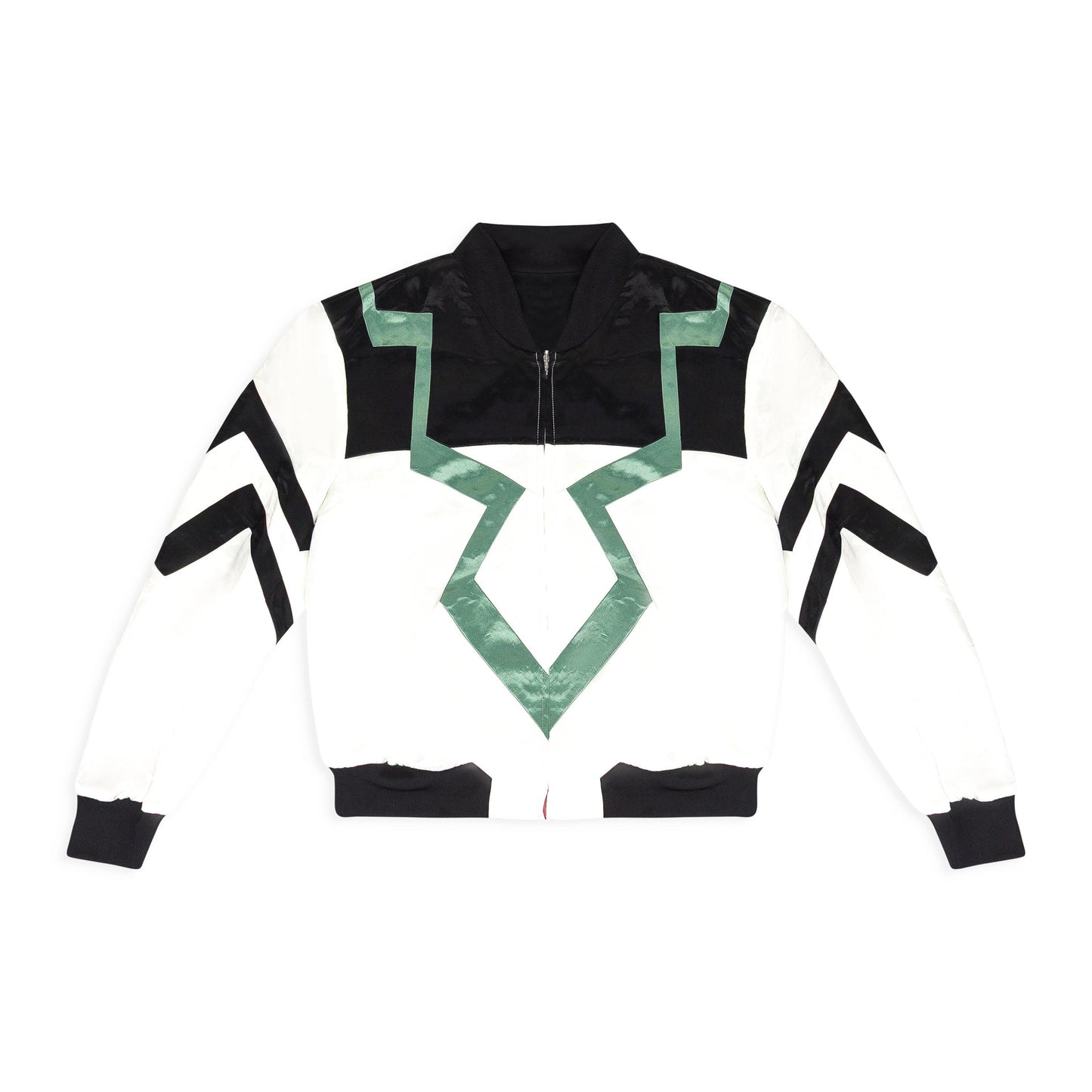 WHITE REVERSIBLE DERBY BOMBER