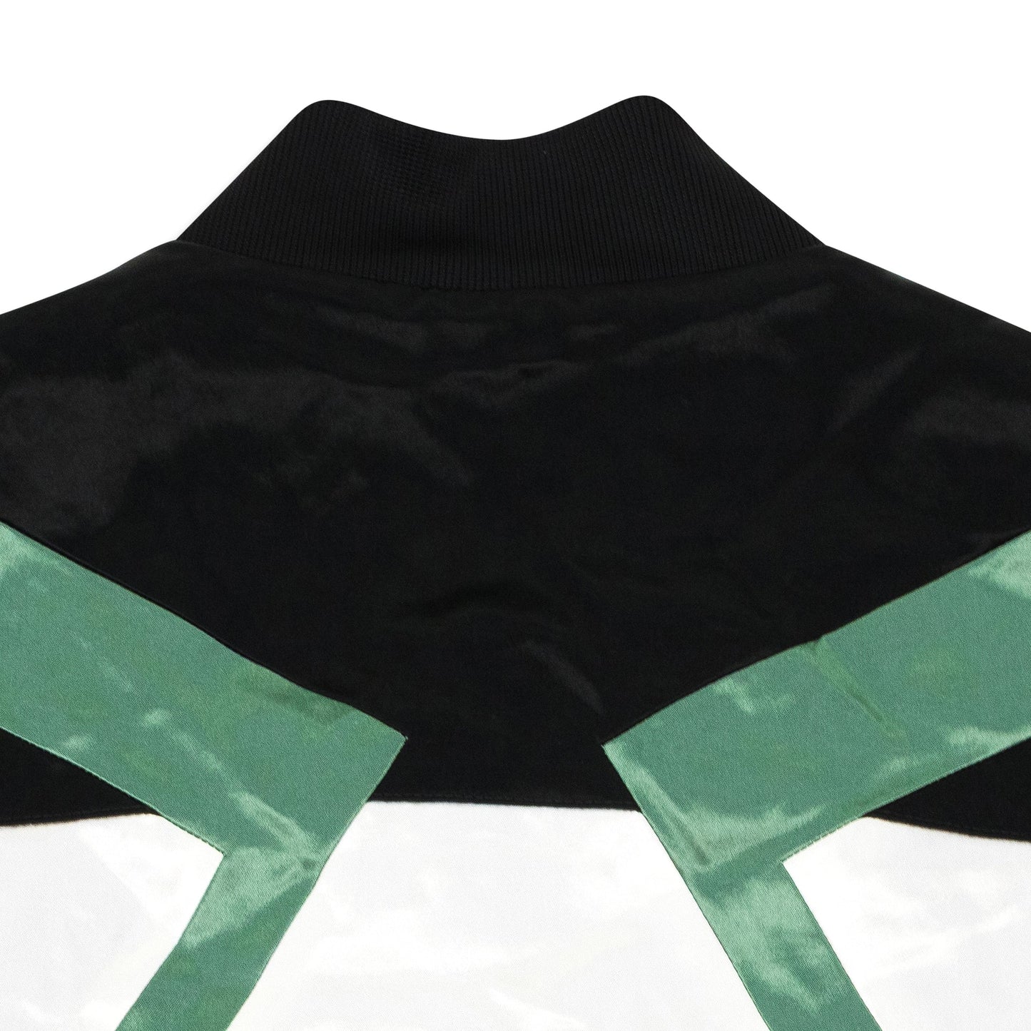 WHITE REVERSIBLE DERBY BOMBER