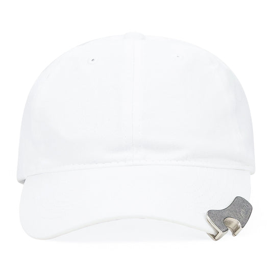 WHITE BOTTLE OPENER CAPOS CAP