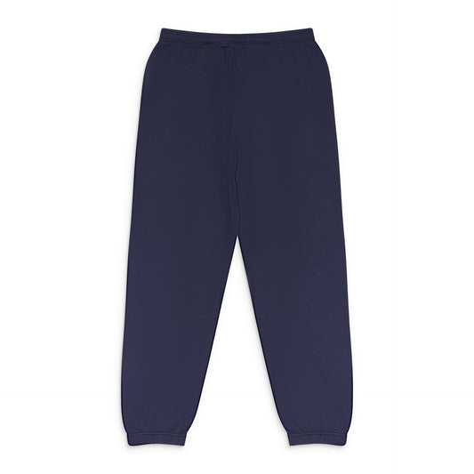 NAVY MINI BOX LOGO SWEATPANTS