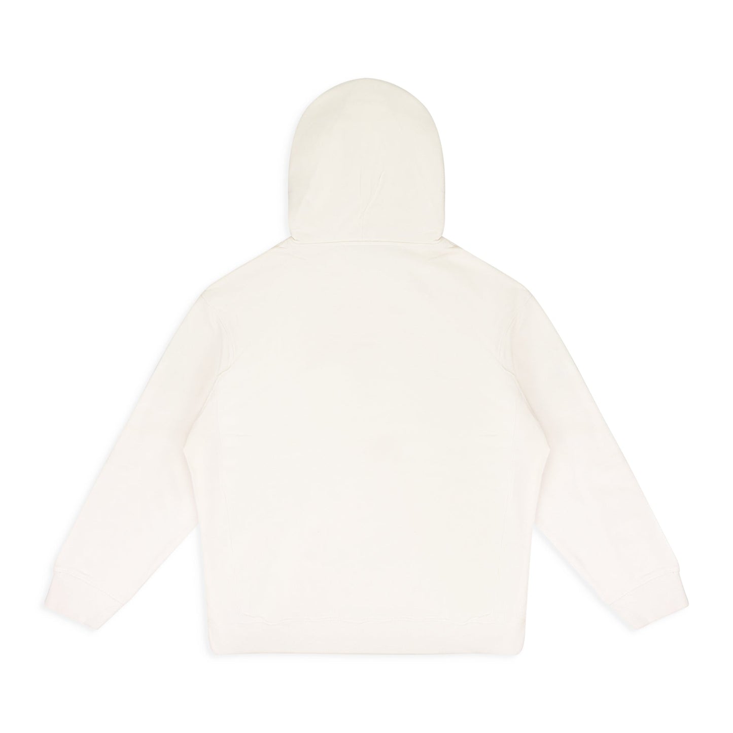 WHITE EMBOSSED BOX LOGO HOODIE