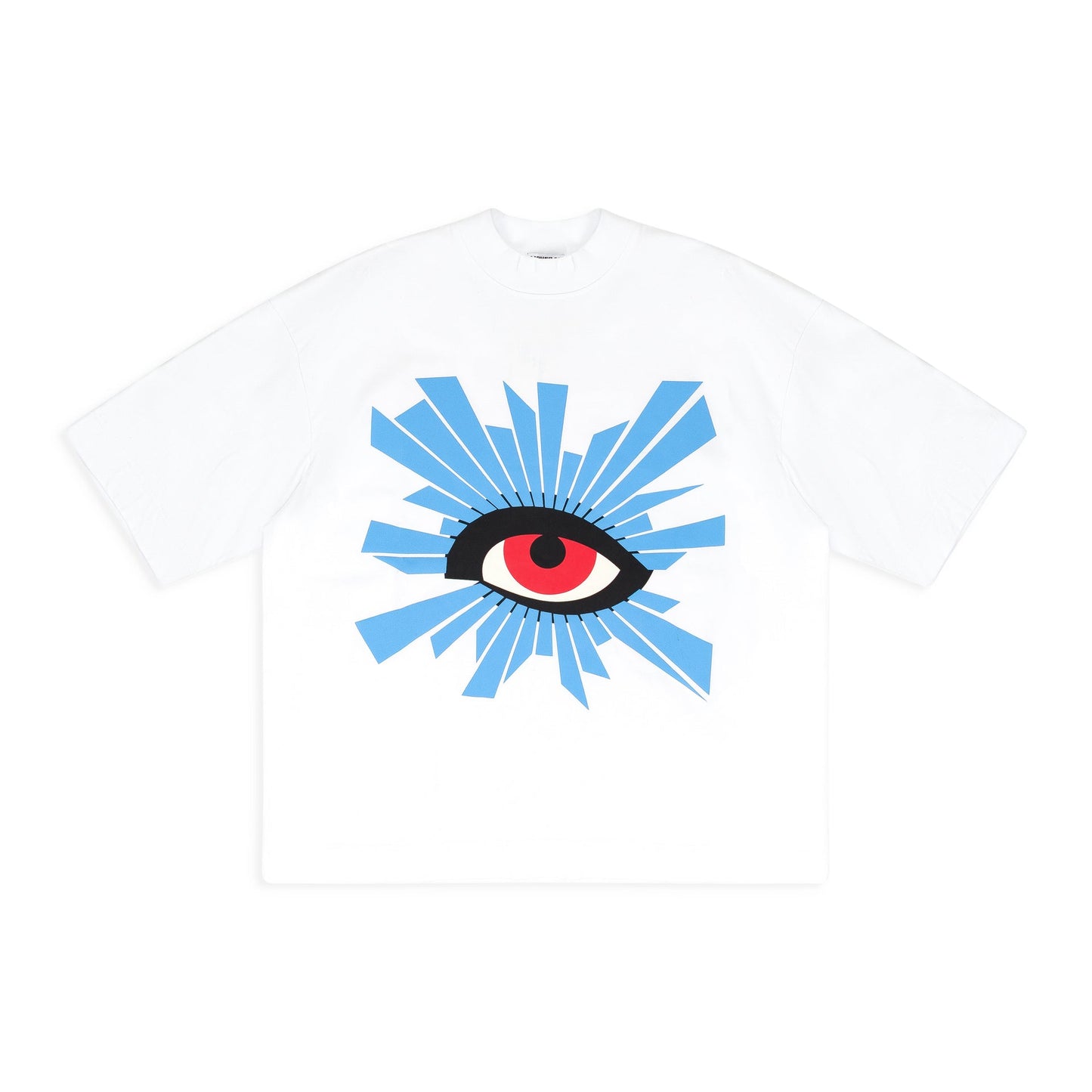 WHITE ALL SEEING HEAVYWEIGHT T-SHIRT
