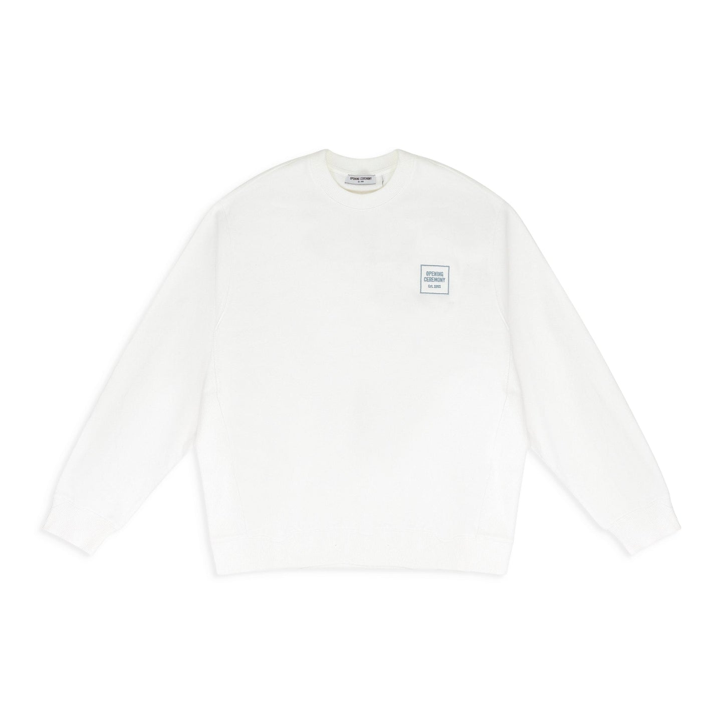 WHITE MINI BOX LOGO SWEATSHIRT