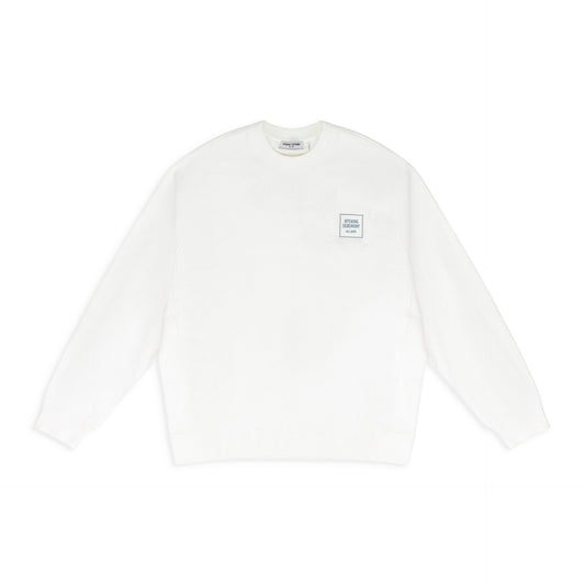 WHITE MINI BOX LOGO SWEATSHIRT