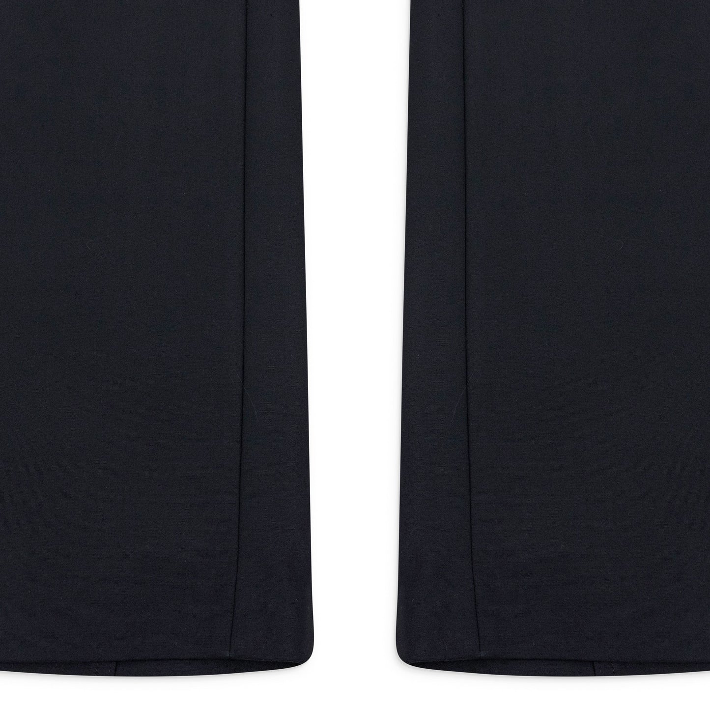 BLACK STRETCH TAILORED TROUSERS
