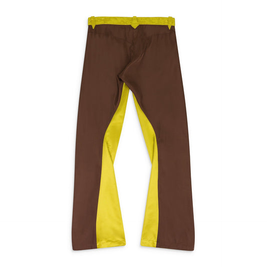 YELLOW/BROWN VIEIRA TROUSERS