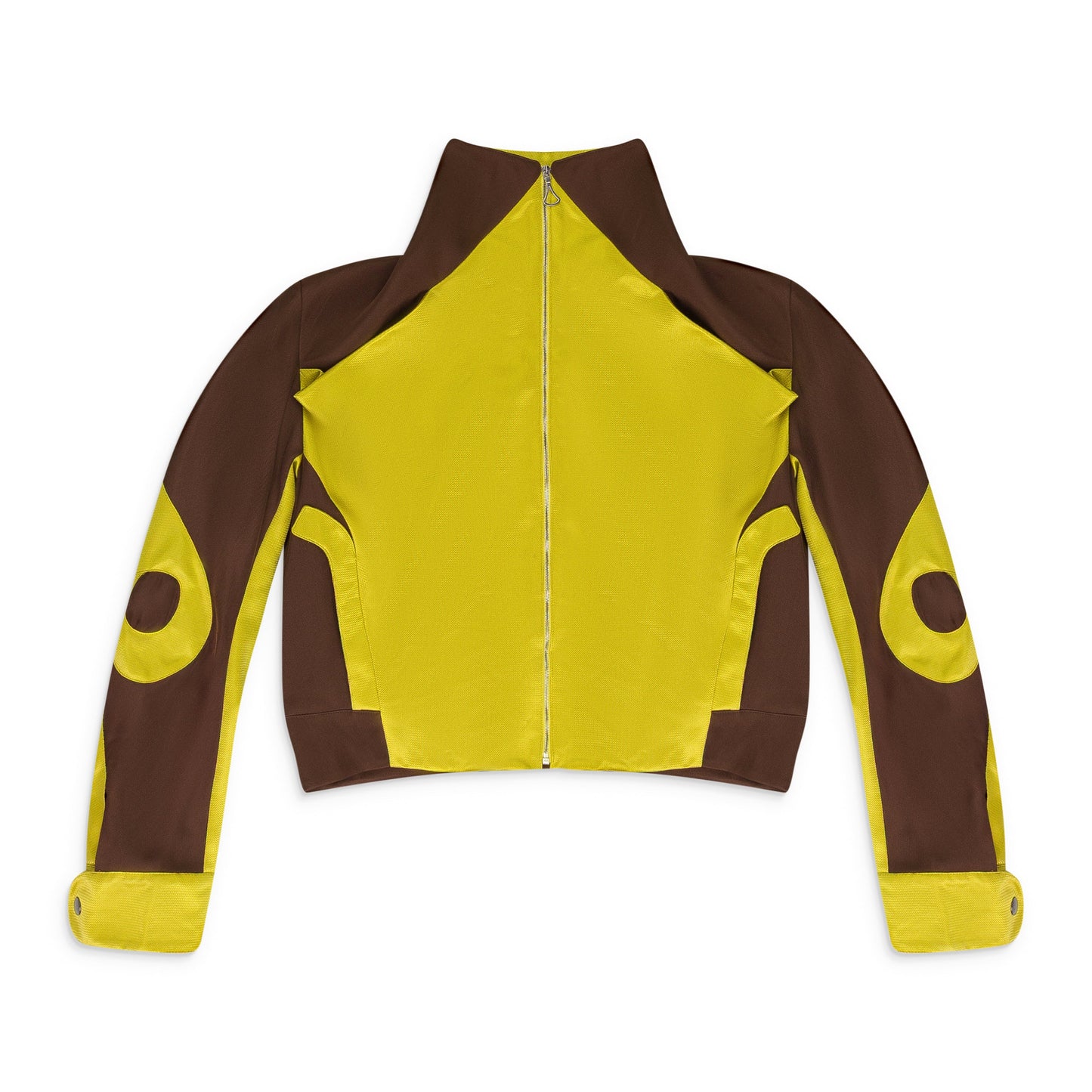 YELLOW/BROWN VIEIRA BOMBER