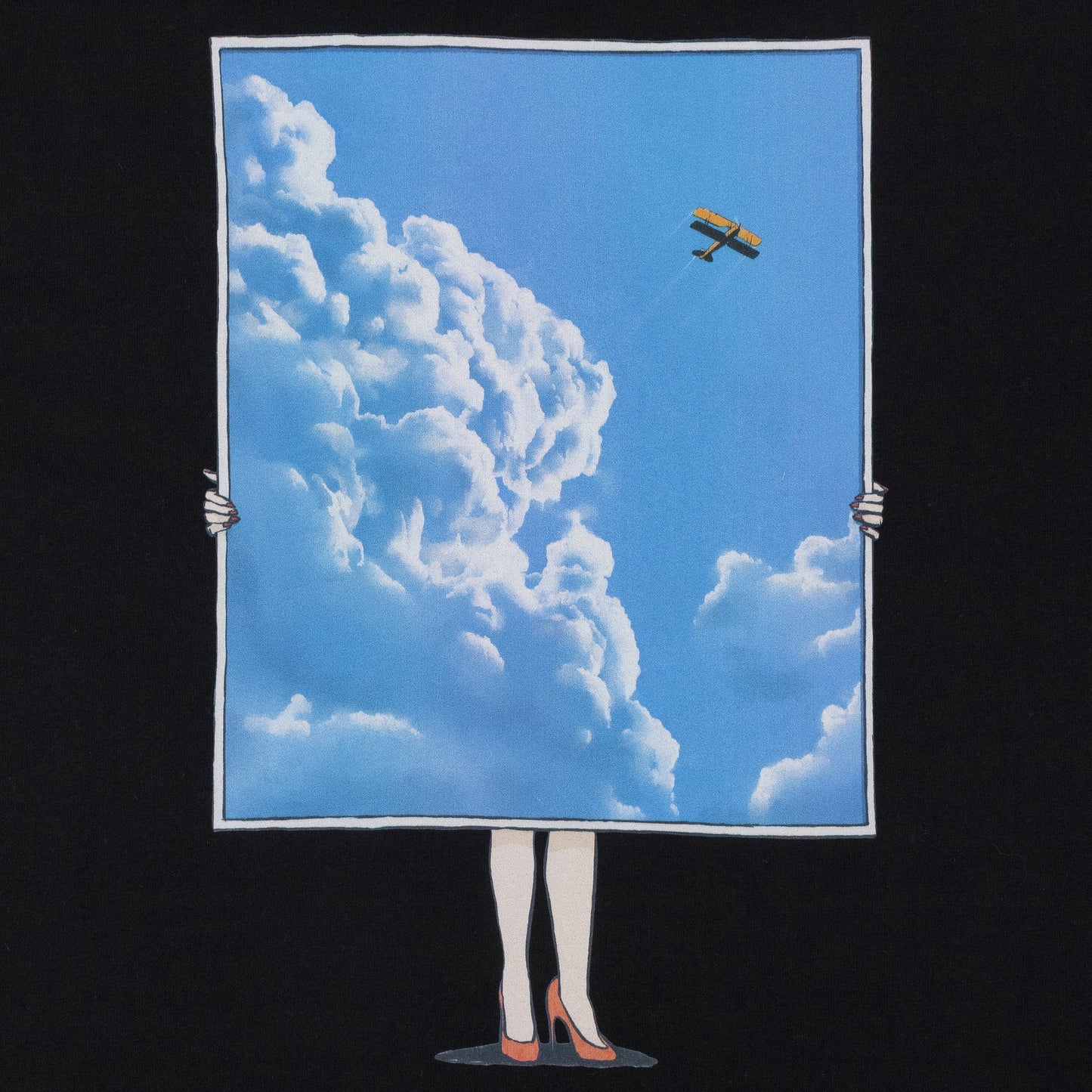 BLACK FRAME MIDWEIGHT T-SHIRT