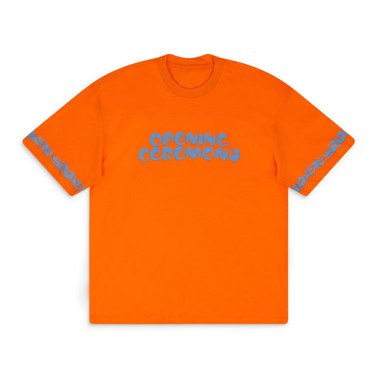 ORANGE OVERSIZED SEASONAL T-SHIRT