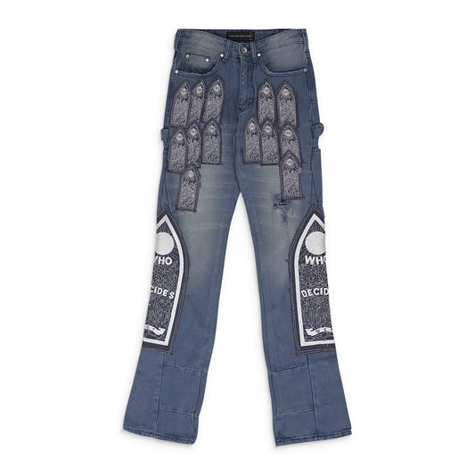 VIOLET PATCHED ARCH PANTS
