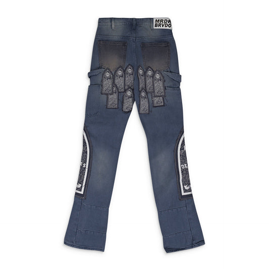 VIOLET PATCHED ARCH PANTS
