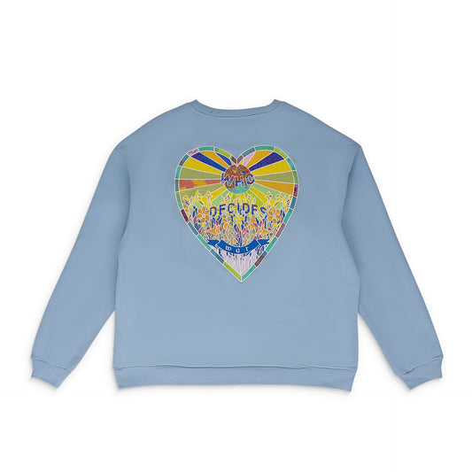 MULTICOLOR BEACH PULLOVER SWEATSHIRT