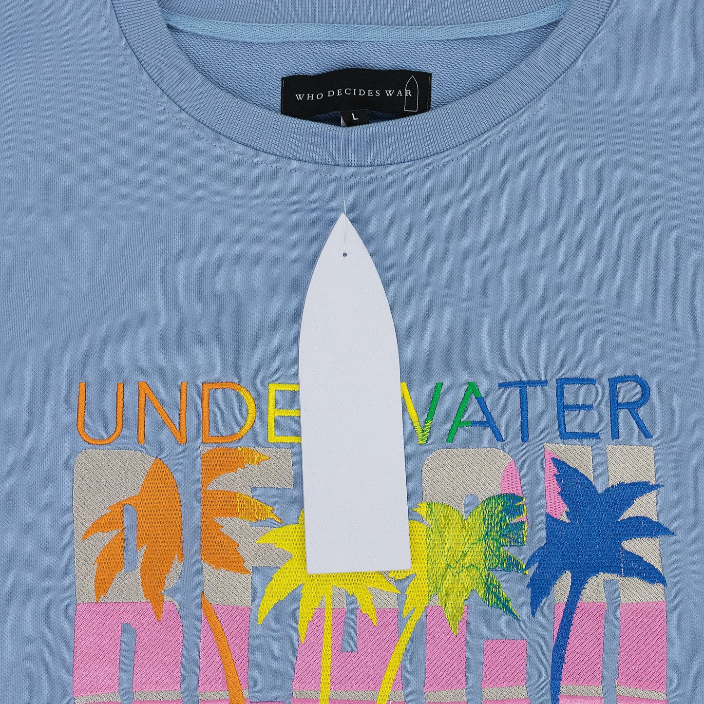 MULTICOLOR BEACH PULLOVER SWEATSHIRT