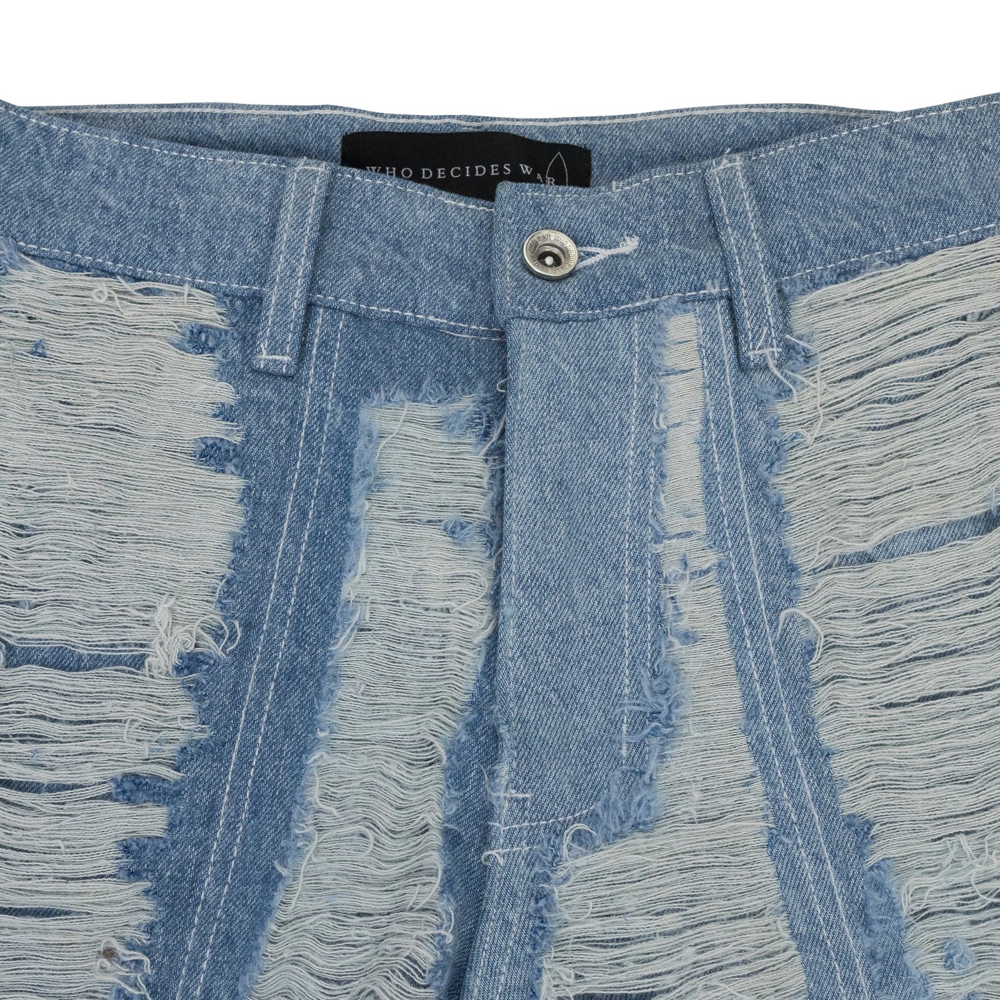 BLUE MRDR MOTO STRAIGHT-FIT JEANS